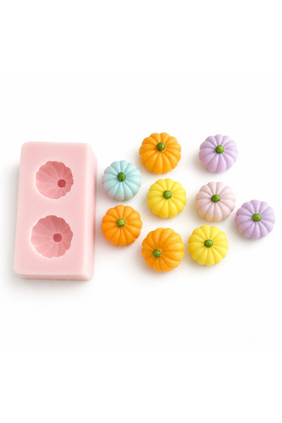 Poyrish PK1000850 - Silikon Kalıp Mum Kalıbı - 2'li Kabak