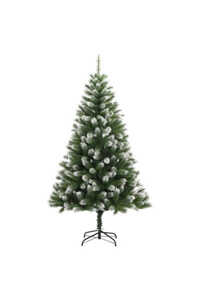 Concept Brad de Crăciun artificial cu balamale și zăpadă pufoasă 150 cm