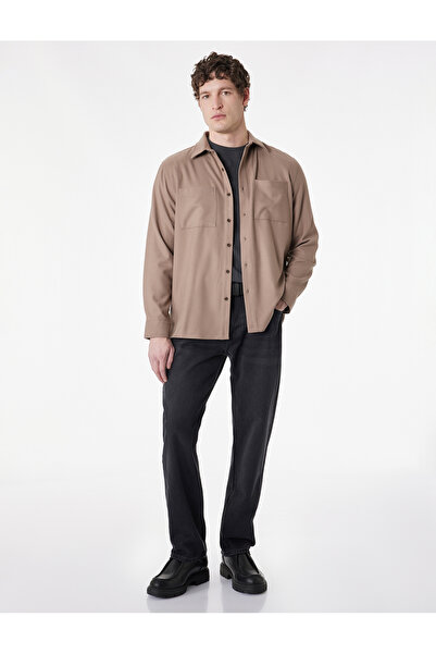 Koton Pamuklu Normal Bel Vintage Straight Fit Jean Pantolon