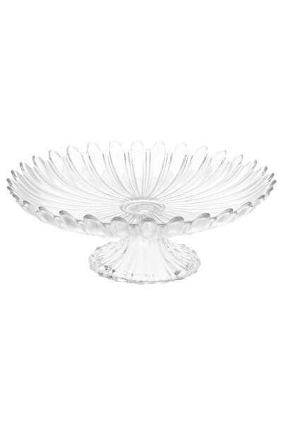 REKO Glass Fruit Bowl - 12 Inch Decorative Bowl, Glass Serving Bowl, Fruit Bo...