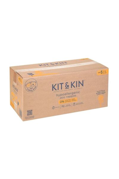 Kit&Kin Πάνες, Μέγεθος 5, 28 τεμάχια x 4 συσκευασίες, 112 τεμάχια
