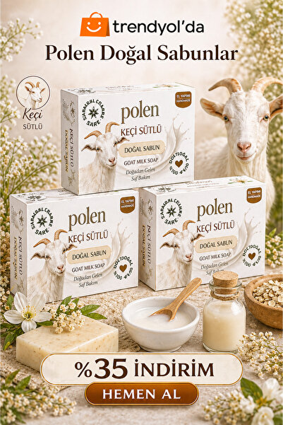 POLEN Doğal Sabun Seti – 3’lü Avantaj Paketi (100 g x 3)
