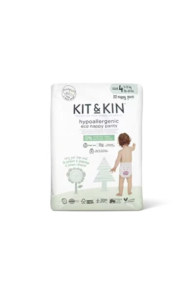 Kit&Kin Πάνες, Μάξι, Μέγεθος 4, 22 τεμάχια x 6 συσκευασίες, 132 τεμάχια