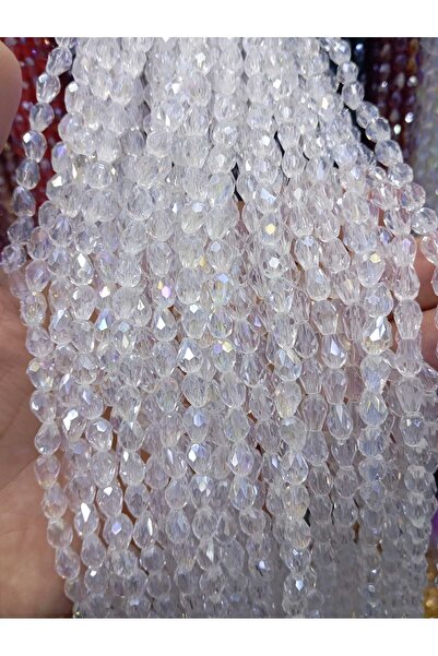 Ralp Moda Γυάλινες χάντρες 6*8 χιλιοστών κατάλληλες για κοσμήματα και τσάντες