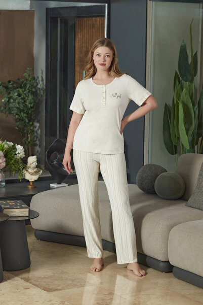 SS HOME CONCEPT Aqua 26573 Women's Short Sleeve Pajama Set