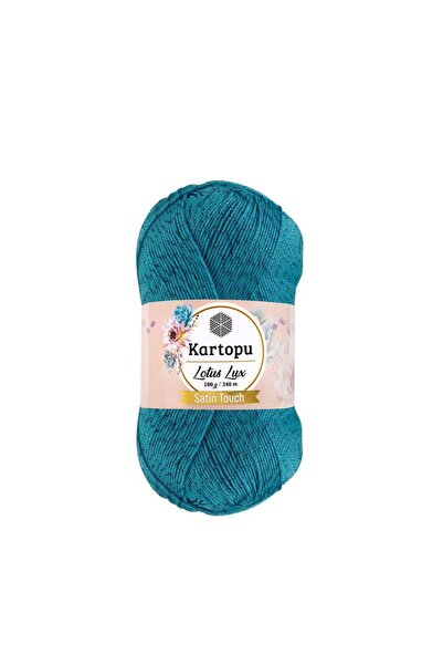 Kartopu LOTUS LUX SATİN TOUCH SİMLİ BİKİNİ BÜSTİYER BLUZ ÖRGÜ İPİ K512 /5 ADET