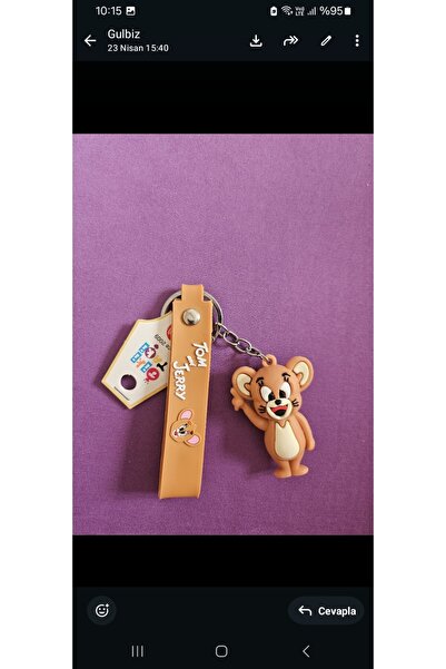 NO BRAND "Tom and Jerry" Themed Keychain