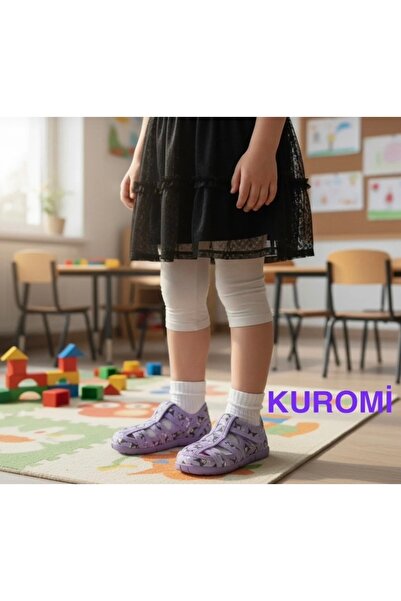 JOJO KIDS kız çocuk yumuşak ve esnek , sandalet panduf , kaymaz taban , ortop...