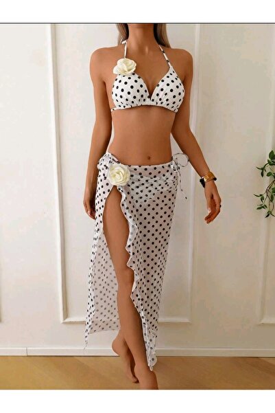 nuriçgiyim Σετ παρεό μπικίνι στυλ Ασένα