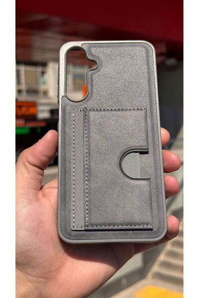 izel aksesuar Galaxy A16 Velvet Card Holder Stand Case