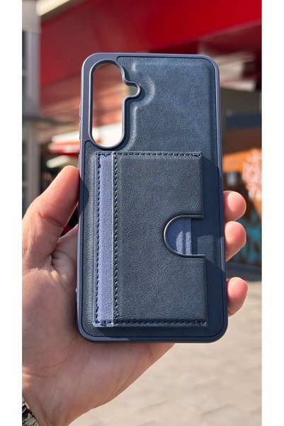 izel aksesuar Galaxy S24 Fe Case with Velvet Card Holder and Stand