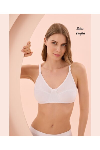 İntive Lingerie NBB 100% βαμβακερό σουτιέν χωρίς μπανέλες, χωρίς ενίσχυση, γι...