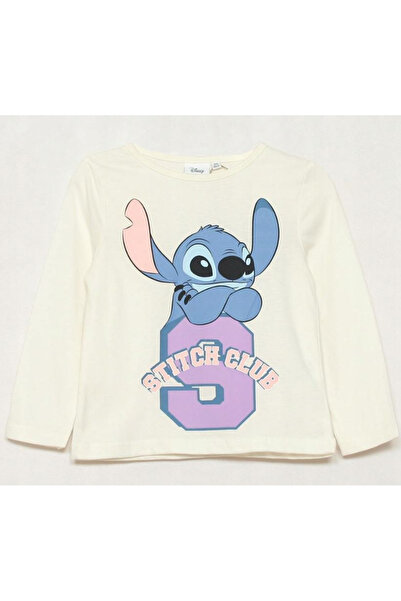 Lilo & Stitch Long Sleeve Shirt with Stitch That's Me Design White