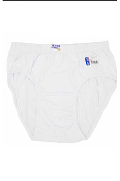Seher 0005 White Men's Combed Cotton Slip Underpants 6-Piece (0005)