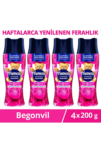 Yumoş Çamaşır Parfümü Begonvil 200g x4