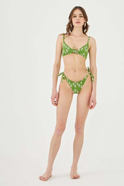 Starinci Mayo Starinci Bikini Takımı Yeşil Bağlamalı Kenar