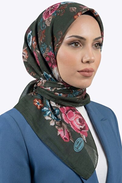 hadiora قلم حبر جاف نسائي كاكي مزين بنمط التطريز