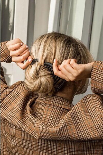 New Obsessions Κλιπ μαλλιών τύπου χελώνας με ελλειπτική χτένα, συσκευασία 2 τ...