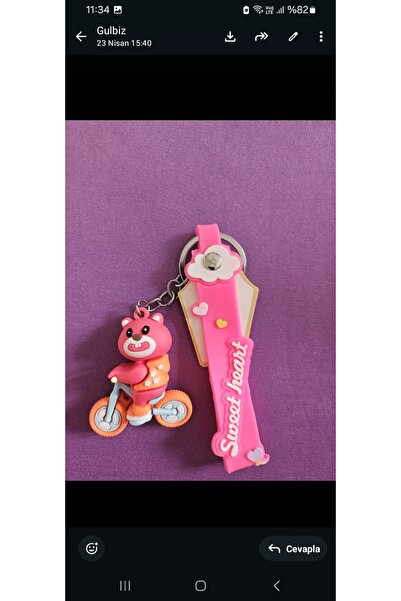 NO BRAND "Sweet Heart" Themed Keychain