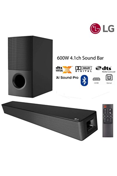 LG 600 W Gerçek Ses Gücü Sunan 4.1 Kanal Bluetooth Ev Sineması Soundbar Bas G...