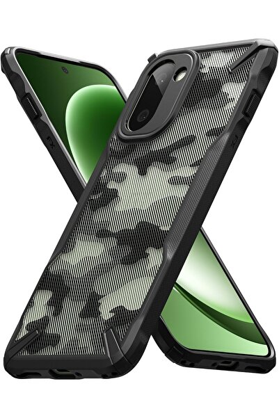 Ringke Fusion-X for OnePlus 15R Shockproof Protective Cover -Camo Black