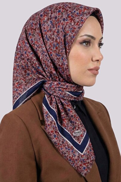 hadiora وشاح مزخرف بالزهور مع إطار 6511