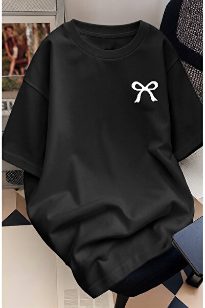 warn Μπλουζάκι Unisex με στάμπα με κορδέλα, μαύρο-λευκό, καλοκαιρινό, παιδικό...