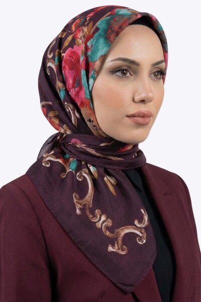 hadiora Women's Brown Abstract Patterned Stitched Writing Pad
