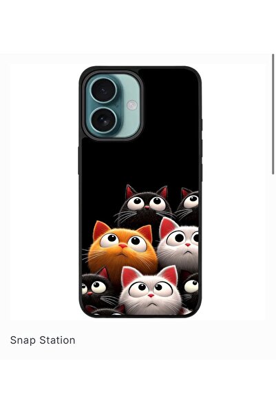 SNAPSTATIONRO Προστατευτική θήκη, MagSafe, iPhone 16 PLUS - Animated_Cats