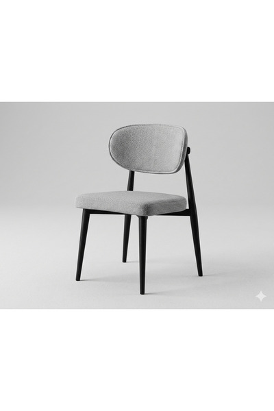 Vionart Home KLASİK POLO MUTFAK SANDALYESİ AHŞAP GÖRÜNÜMLÜ METAL