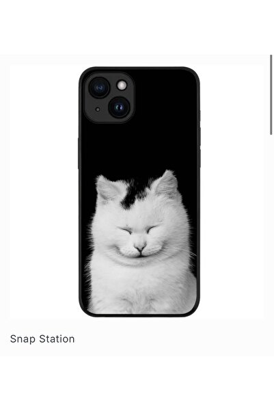 SNAPSTATIONRO Προστατευτική θήκη, MagSafe, iPhone 14 PLUS - Funny_Cat_Black_W...