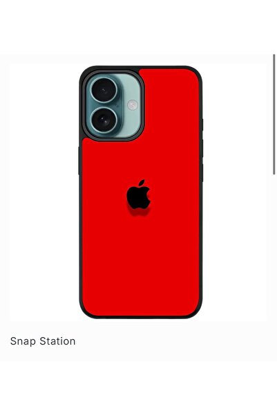 SNAPSTATIONRO Προστατευτική θήκη, MagSafe, iPhone 16 PLUS - Apple_Logo_RED_Ne...