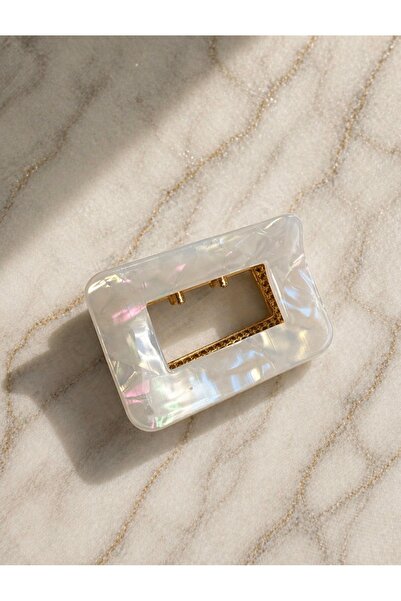 VEGALUXE Gold Marble Patterned Bone Clasp Buckle 5cm