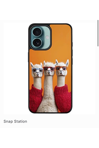 SNAPSTATIONRO Protective cover, MagSafe, iPhone 16 PLUS - ALPACA_SUNGLASSES_COOL