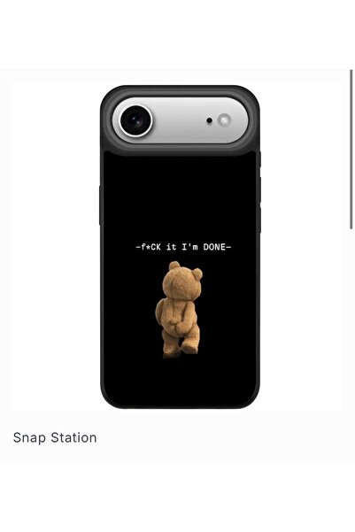 SNAPSTATIONRO Husa de protectie, MagSafe, iPhone 17 AIR - Ted_Bear_Scratch