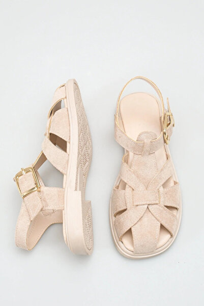 Moda Anna Women's Closed Sandals - Closed Toe Buckle Flat Sole Women's Sandal...