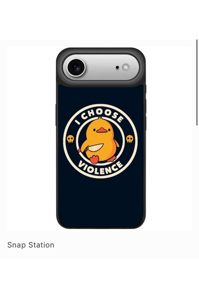SNAPSTATIONRO Protective case, MagSafe, iPhone 17 AIR - I_Choose_Duck