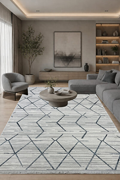 ünalcarpet 4 Metrekare - 6 Metrekare %100 Akrilik (Yün) Salon Oturma Odası Mu...