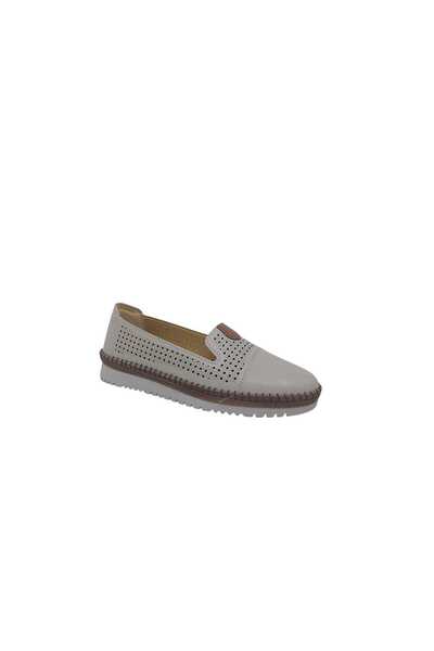 Zerhan Wanetti 507 Women's Cream Daily Use Comfort Shoes