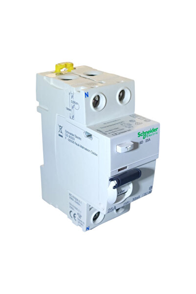 Schneider 25A 30mA Monofaze Kaçak Akım Koruma Rölesi (A9R61225)