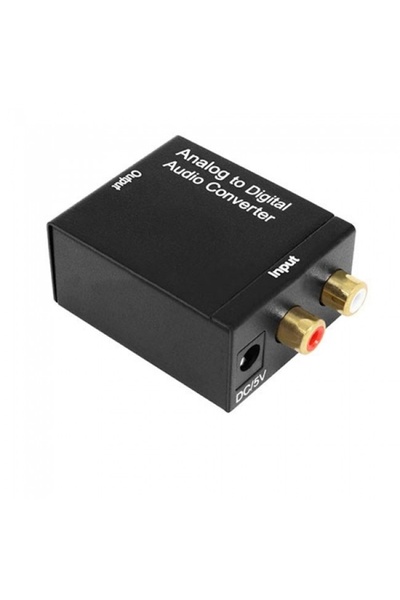 Pmr RCA to Optik (Toslink) Çevirici – Analogdan Dijitale Ses Dönüştürücü