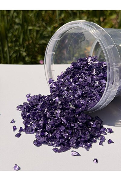 Artetik Epoksi Dekoratif Kırık Cam SEDEFLİ Renk Cam Kırığı(100gr)