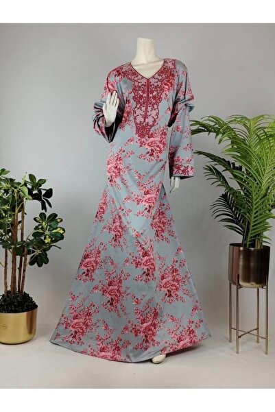 ASIAN Aml Jalabiya Stylish Jalabiya for Women's Wear Cotton Jalabiya with Bea...