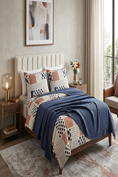 İpeksi Σετ Σεντόνια Διπλού Μεγέθους με Λάστιχο