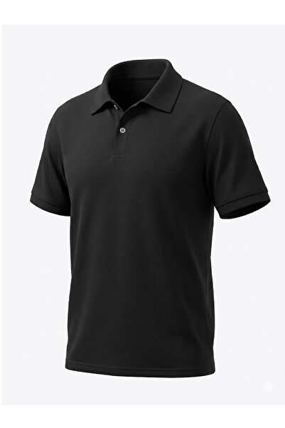 Machi Polo Collar Men's Tshirt Panama Tshirt Tshirt %100 Cotton