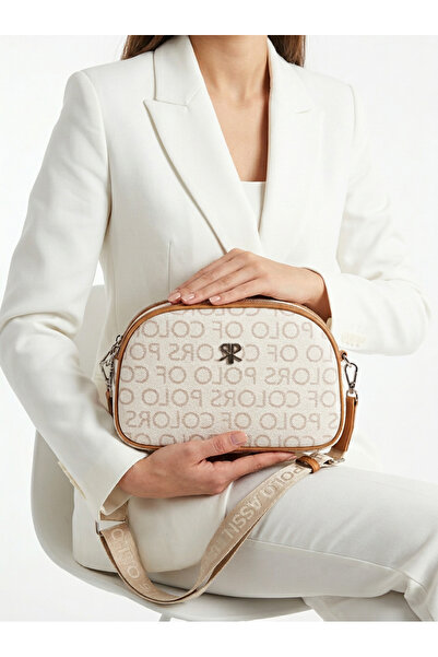 Çanta Trend Γυναικεία τσάντα μονόγραμμα μεσαίου μεγέθους 5 θέσεων Polo Of Colors