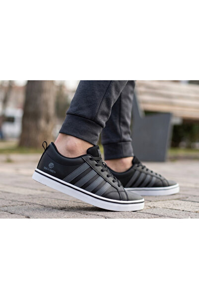 NHA 5807 Men's Black and White Orthopedic Non-Slip Sole Daily Sneaker Sports ...
