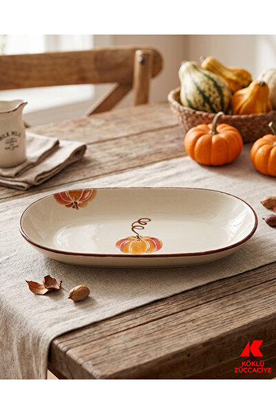 Köklü Züccaciye 30 cm Kayık Tabak