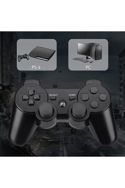 Mmctech Ps3 Kablosuz Analog Oyun Kolu Dualshock Oyuncu Konsol Wireless Joysti...