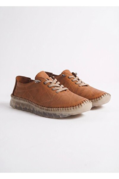 Adım Dünyası Women's Genuine Leather Daily Casual Shoes Sneaker Orthopedic Co...
